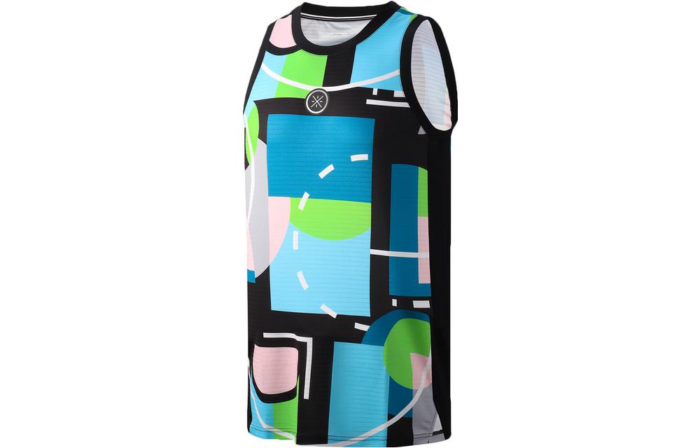 Мужская футболка Li Ning Баскетбольная коллекция Многоцветная AAYR215-4 L