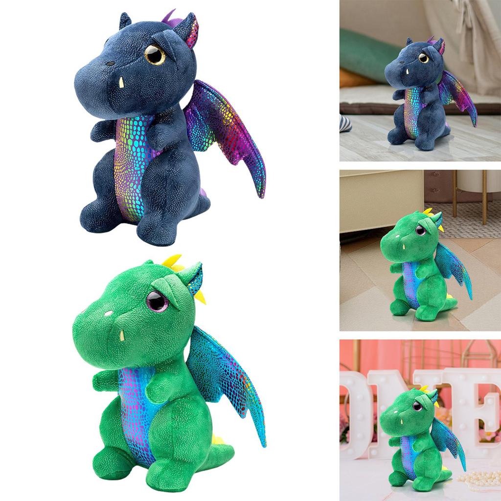 Stuffed Animal Dinosaur Kids Cuddly Plush Doll for Toy Valentine'S Day Blue