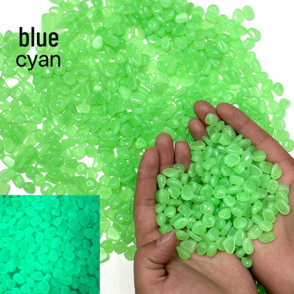 5-8mm Luminous Artificial Fluorite Pebbles for Aquariums and Gardens