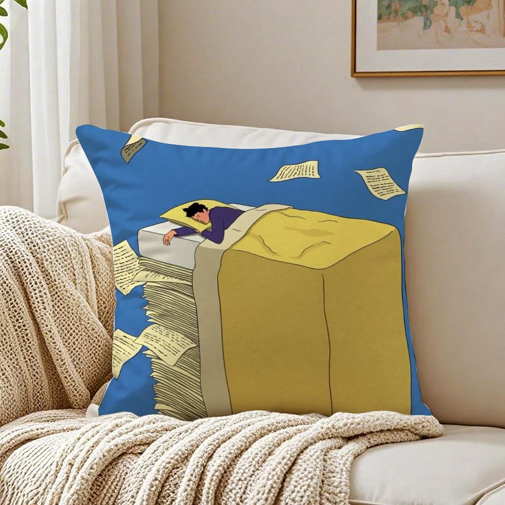 Daydream CChoi HHaeryungS Cushion Cover Pillowcase Antidustmite living Room Sofa Decor Cushion Room