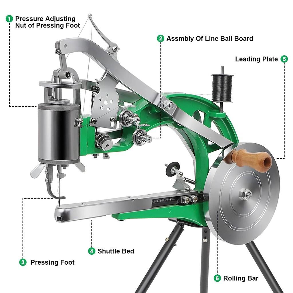 Cobbler Manual Shoe Mending Machine Dual Cotton Nylon Line Shoe Sewing Machine Industrial Shoe Repair Machine