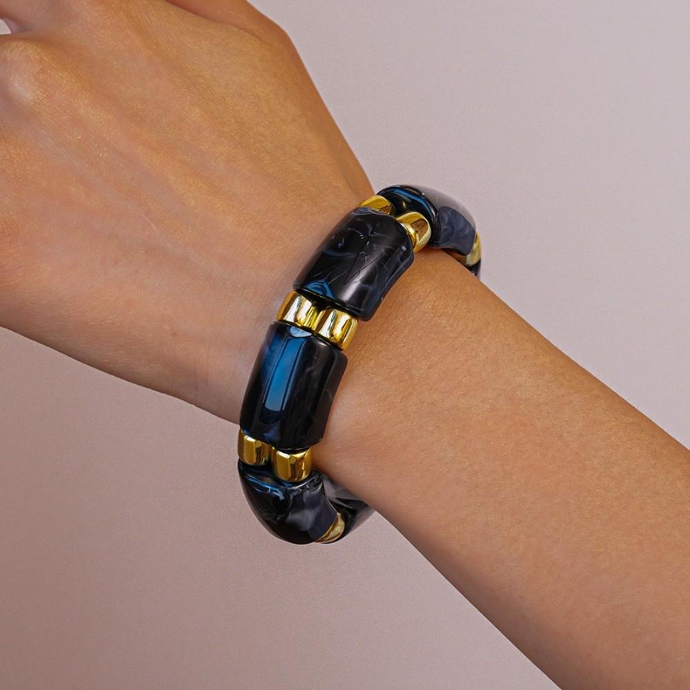 Geometric Exaggerated Bracelet Bohemian Retro Hand Ring Creative Wide Chunky Bangles  Women
