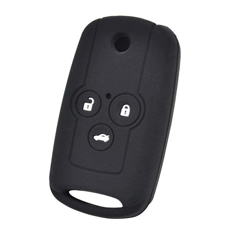 Silicone Key Cover Case For Honda CRZ Accord Civic CRV Jazz ACURA MDX TL TSX ZDX RSX Fob Holder Remote Skin Protector Car Shell