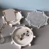 Sailing Helm Shape Resin Tray Moulds for Epoxy Resin Jewelry Tray Candle Holder Rudder Shape Resin Plate SIlicone Moulds