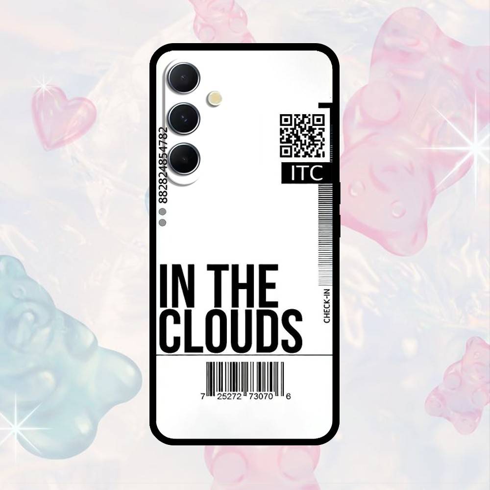 Funny World City Tourist Ticket Label Phone Case For Samsung S25,S24,S21,S22,S23,S30,Ultra,S20,Plus,Fe,Note,10,9,5G Black Cover