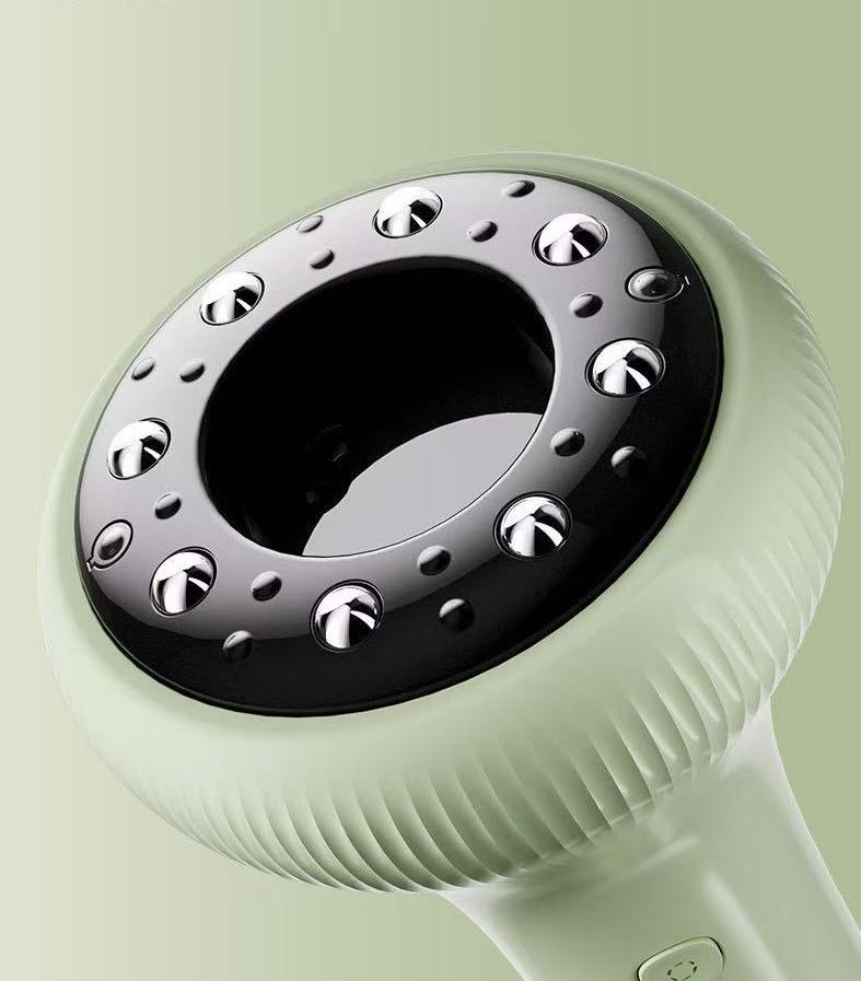 Kabelloses elektrisches Schröpf- und Gua Sha-Gerät mit Heizfunktion für Ganzkörper-Physiotherapie