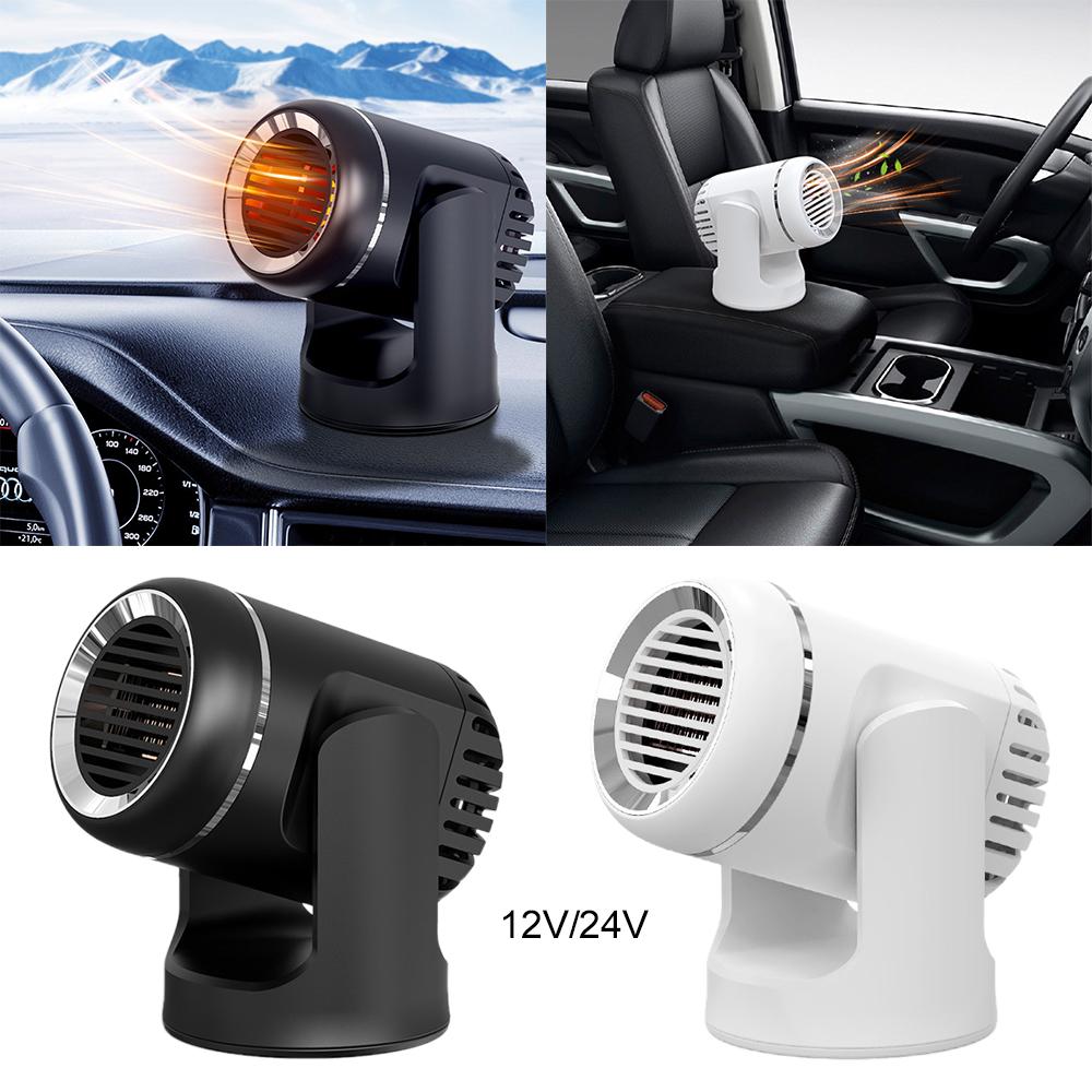 

Портативный автомобильный обогреватель 12 В/24 В, 2 в 1, вентилятор обогрева/охлаждения, быстрый нагрев, антиобледенитель, автомобильный обогреватель, который подключается к прикуривателю