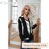 JPNTKY Women's Fashion Casual POLO Neck Long Sleeve Blouses & Shirts