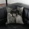 anime cyberpunk SSerial EExperiments LLain Cushion Cover Pillow Case Antidustmite Invisible zipper silky plush cushion