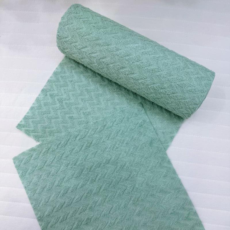 Tearable Lint-Free Absorbent Dishcloth Roll - Dual-Use, Thickened, Degreasing Scouring Pad for Kitchen.