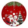 Round Christmas Tree Skirts 90cm 35in Xmas Tree Foot Cover Christmas Tree Mat  Wedding