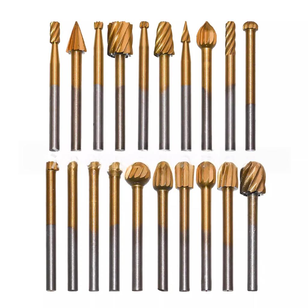 6.3mm Hex Shank HSS Rotary File for Electric Drill & Woodworking