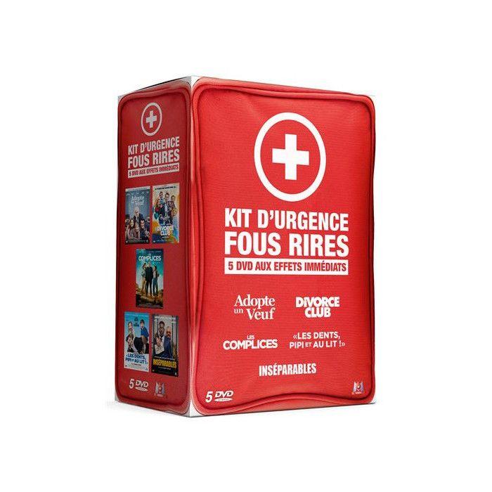 Kit d'urgence Fous rires - Coffret 5 films aux Effets immédiats DVD
