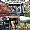 Electronic Whistle Judge Whistle Non-slip Waterproof School Teacher Sports Traning Outdoor Activities Whistle with Lanyard