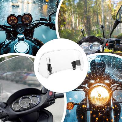 Déflecteur d'extension de pare-brise de moto Accessoire pour une protection améliorée