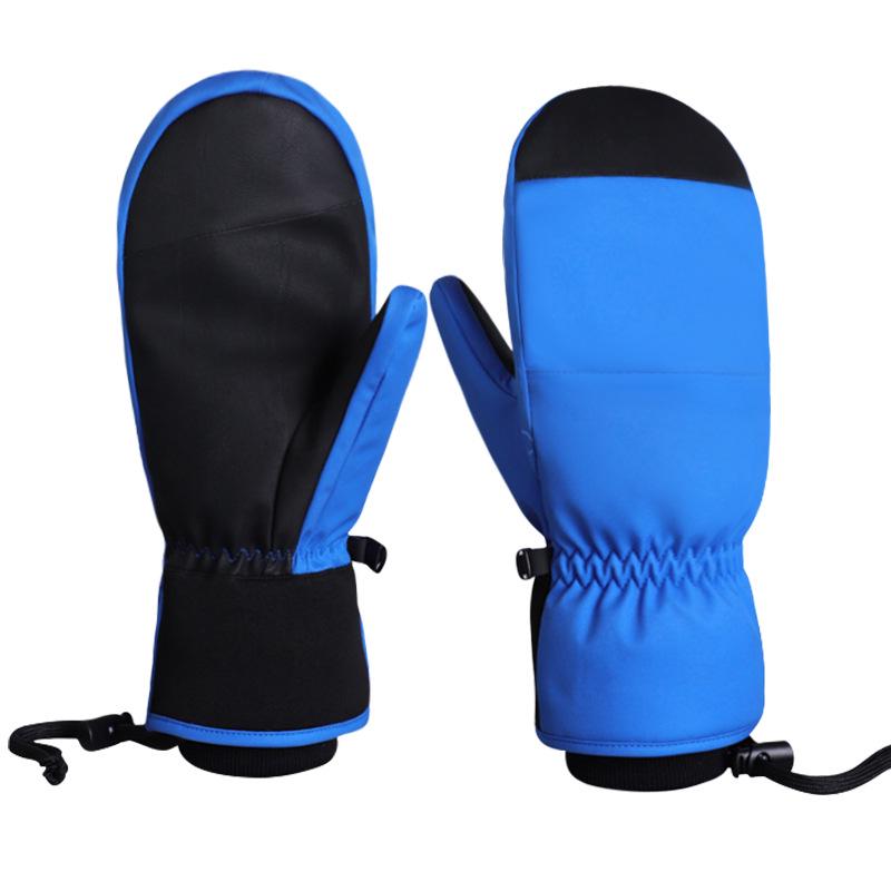 Unisex Heated Winter Mittens: Waterproof, Warm, and Ideal for Hiking, Skiing, Electric Biking, and Motorcycling.