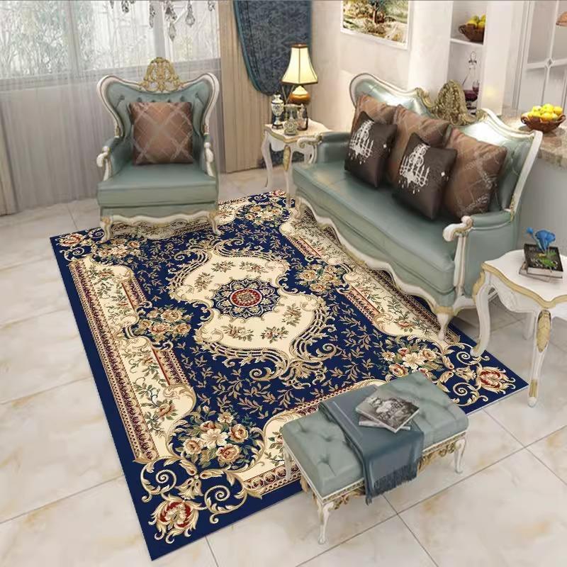 European Style Living Room Carpet Home Sofa Coffee Table Carpet Large Area Carpet Bedside Carpet