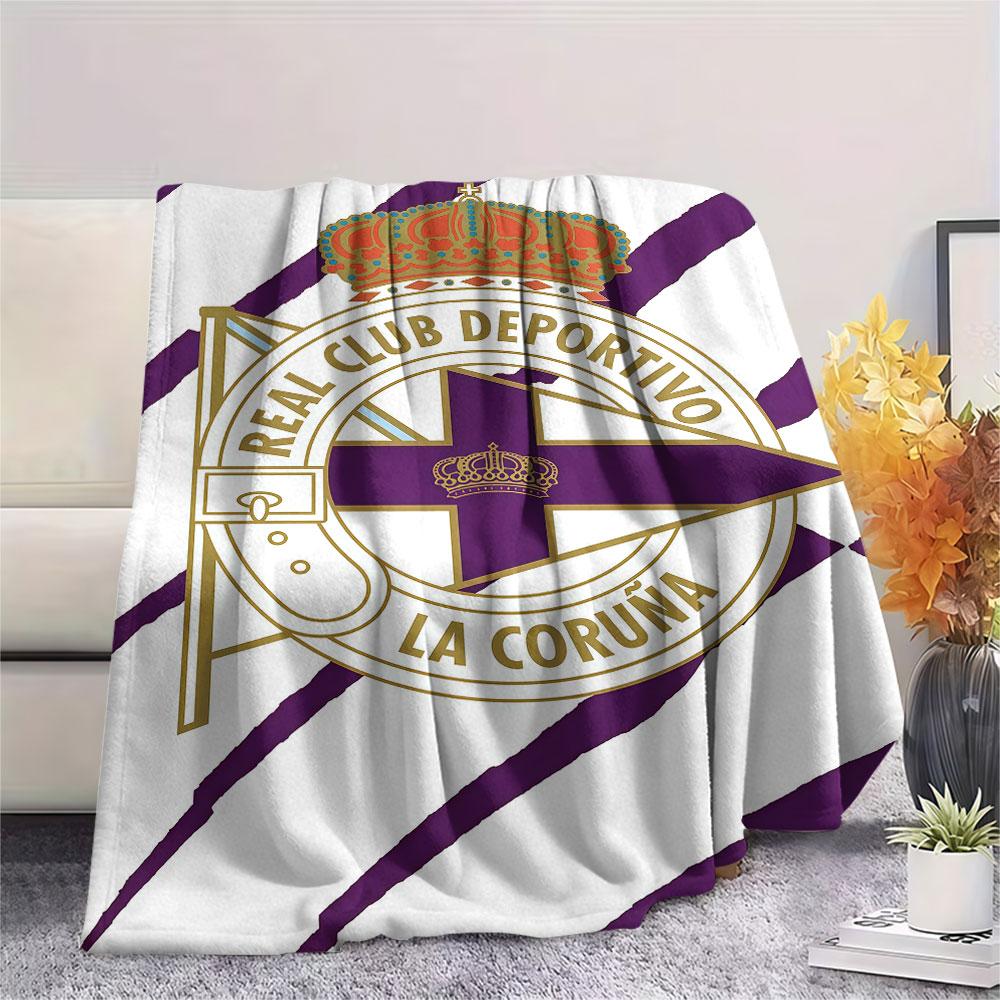 Deportivo Logo Blanket, High Quality Comfortable for All Seasons, Home Decor, Warmth and Comfort
