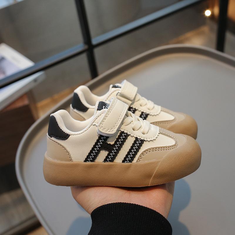 Children's Fashion Anti-kick Classic Low-top Board Shoes 2025 Spring New Korean Version of Boys and Girls Color Matching Casual Small Single Shoes