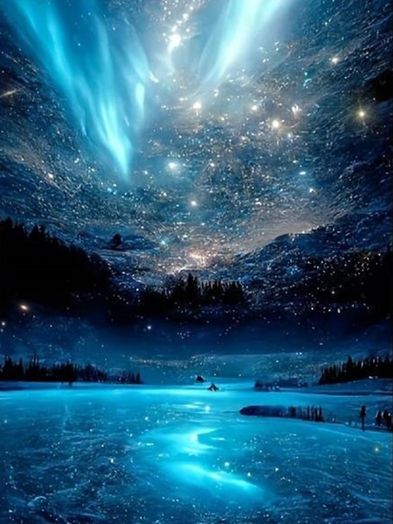 Source Factory Beautiful Night Sky Starry Sky 5D Full Diamond Painting Round Diamond Square Diamond Handmade Diy Ornament