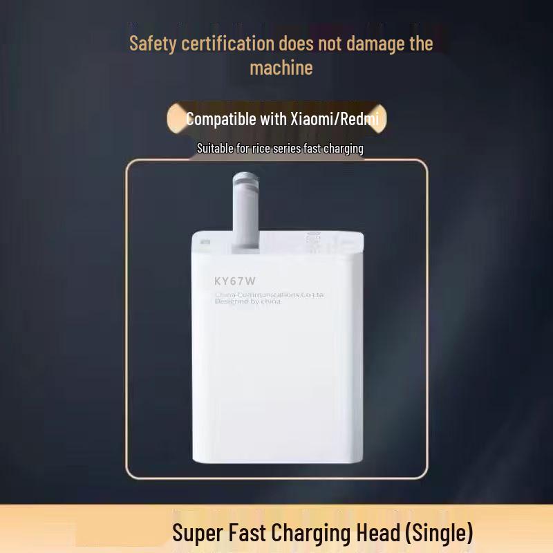 120W Universal Fast Charge 3C Certified USB-A Charger Set with Cable