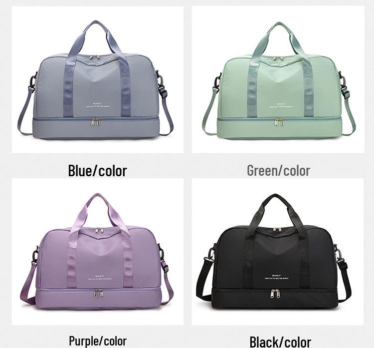 Unisex Yoga & Travel Bag: Large Capacity, Fitness, Wet/Dry Separation