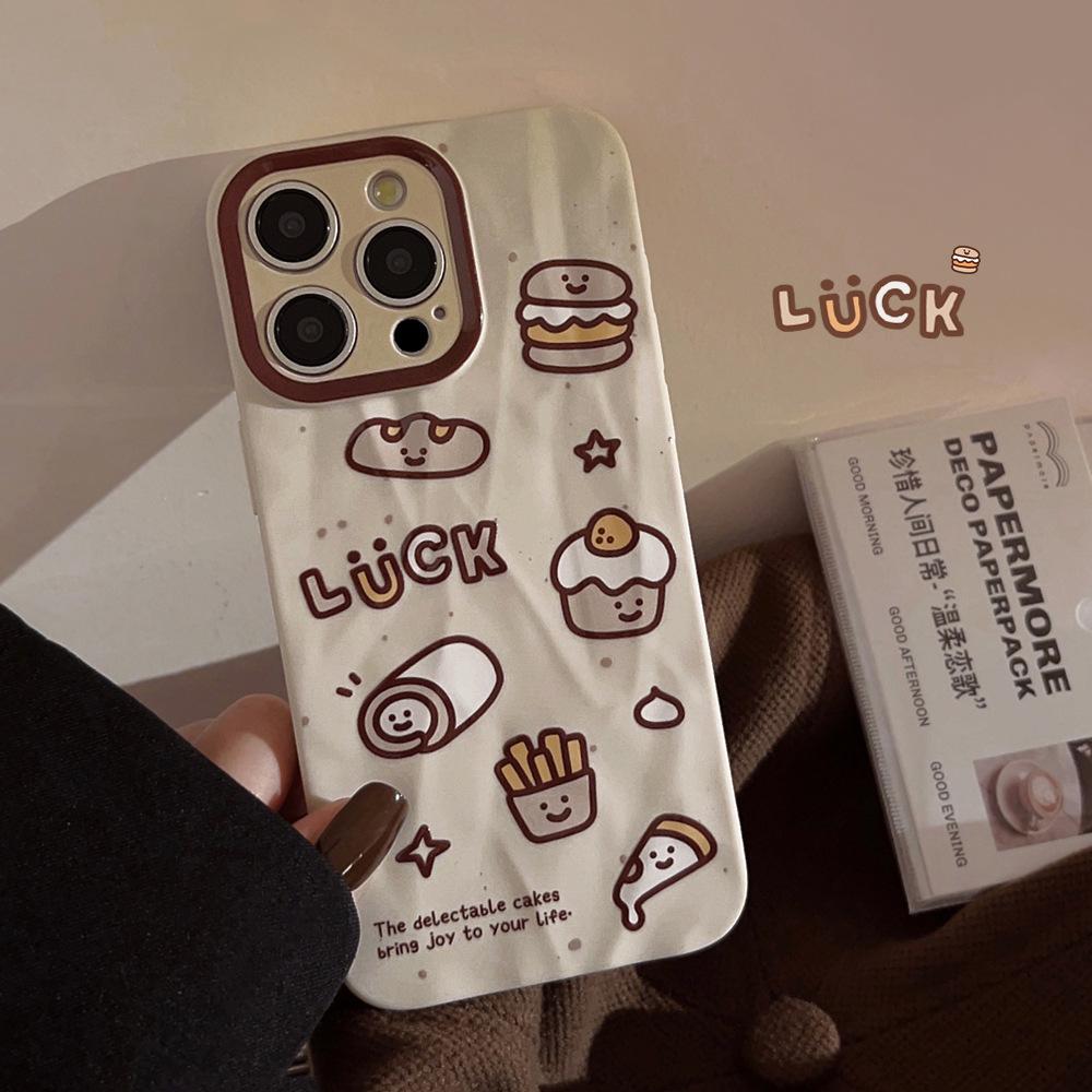 Cartoon Cute Bread Phone Case for iPhone 17, iPhone 17 Pro Max