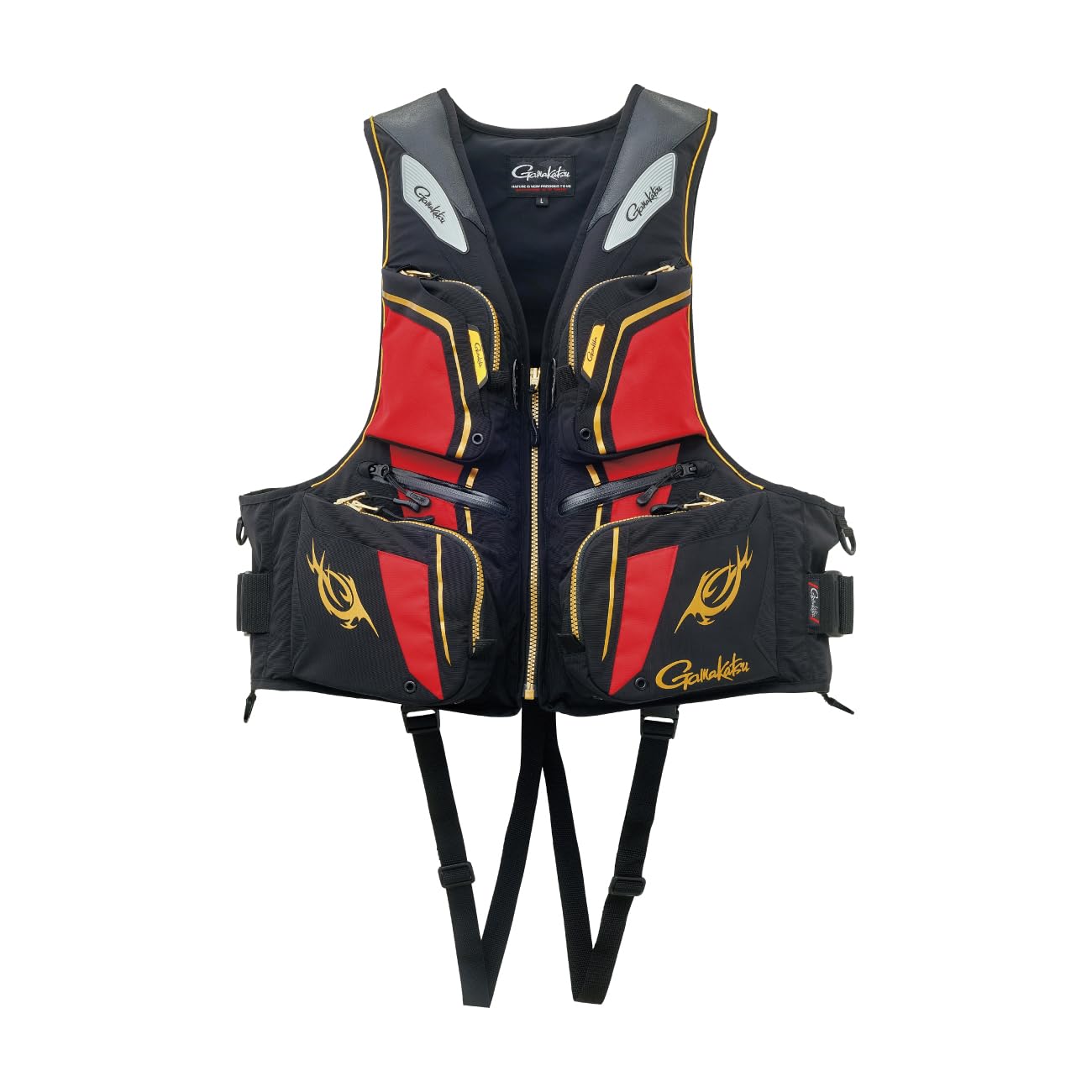 

Gamakatsu Floating Vest GM2193 Black x Red 3L
