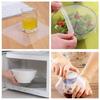 Transparent Silicone Reusable Food Wrap Versatile Microwave Bowl Lid Kitchen Cover