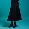 Lapli Yoke Hands Pleated Skirt Lpskf024006