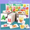 Childrens Flat Puzzle Cards With Letter Matching And Diy Features For Home Classroom Activities