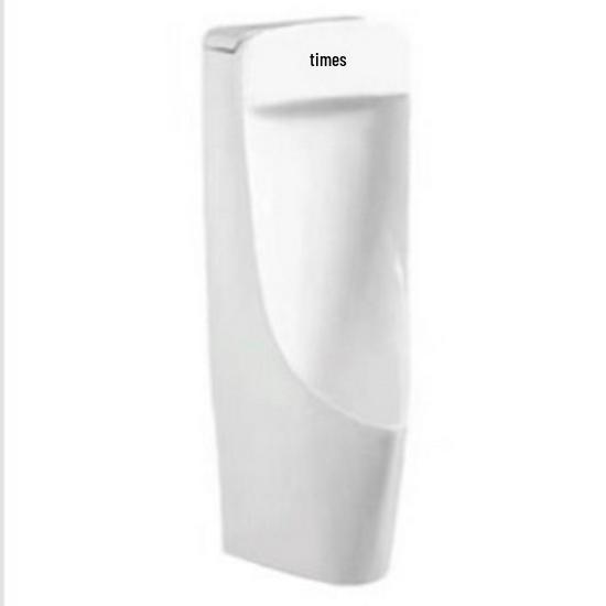 Men's Wall-Mounted Ceramic Urinal with Automatic Sensor for Schools and Public Places