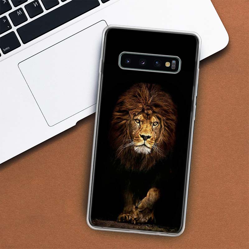 

Чехол для телефона Lion Alpha Male Cub для Samsung Galaxy S10 Plus S20 FE S21 S22 Ultra S10E S9 S8 + S6 S7 Edge Lite Shell Coque Samsung S22 Ultra