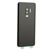 Glass Battery Back Cover Replacement Rear Door Panel with Pre Installed Camera Lens Adhesive for Gal