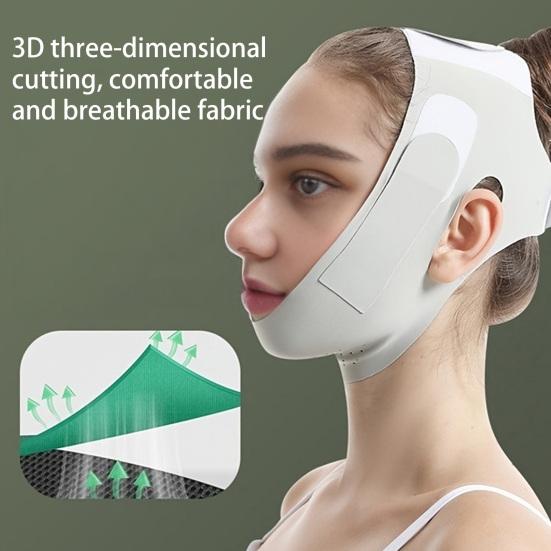 V Line Lifting Masque for Sleeping Adjustable Chin Strap Jawline Shaper Facial Slimming Double Chin Reducer for Women
