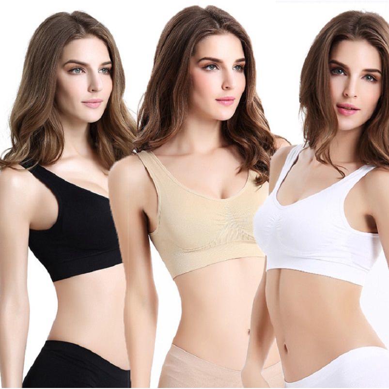 Pure Women Color Plus Size Ultrathin Large Bra Sports Bra Full Bra Tops Cup