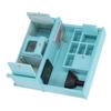 1/12 Scale Dollhouses Miniature Kitchen Furniture Pretend Play for Kids Doll House Furniture Model for Dollhouses