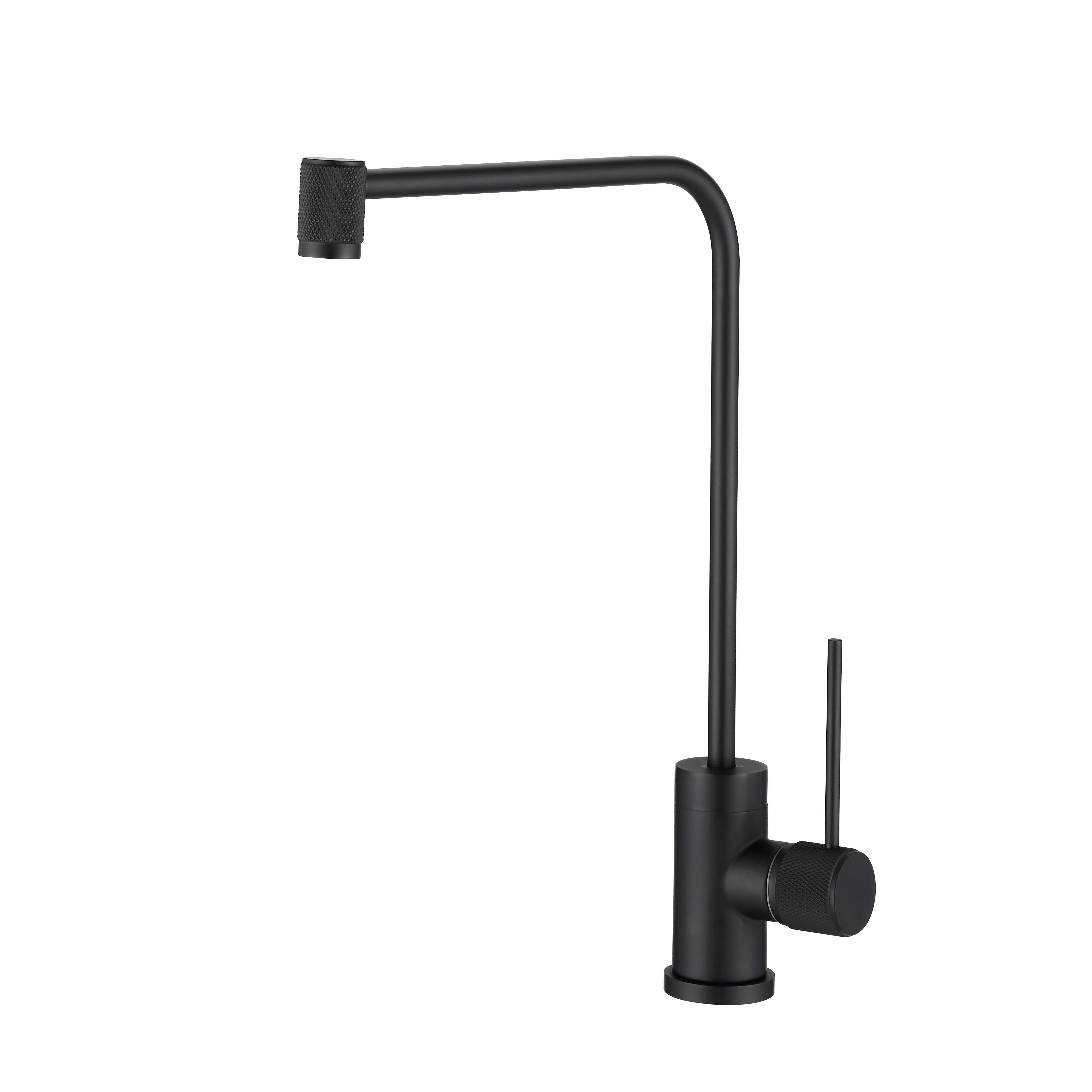 

Grey Direct Drinking Faucet Total Brass Sinle Lever Lead Free Kitchen Sink Tap Rotation Brush Gold Black Kitchen faucet