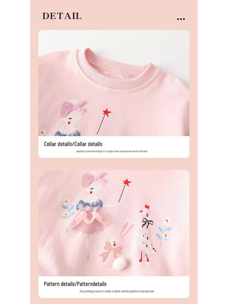Malwee Mädchen Kapuzen-Gaze-Rock: Herbst/Winter Prinzessinnenkleid mit langen Ärmeln und Rundhalsausschnitt.