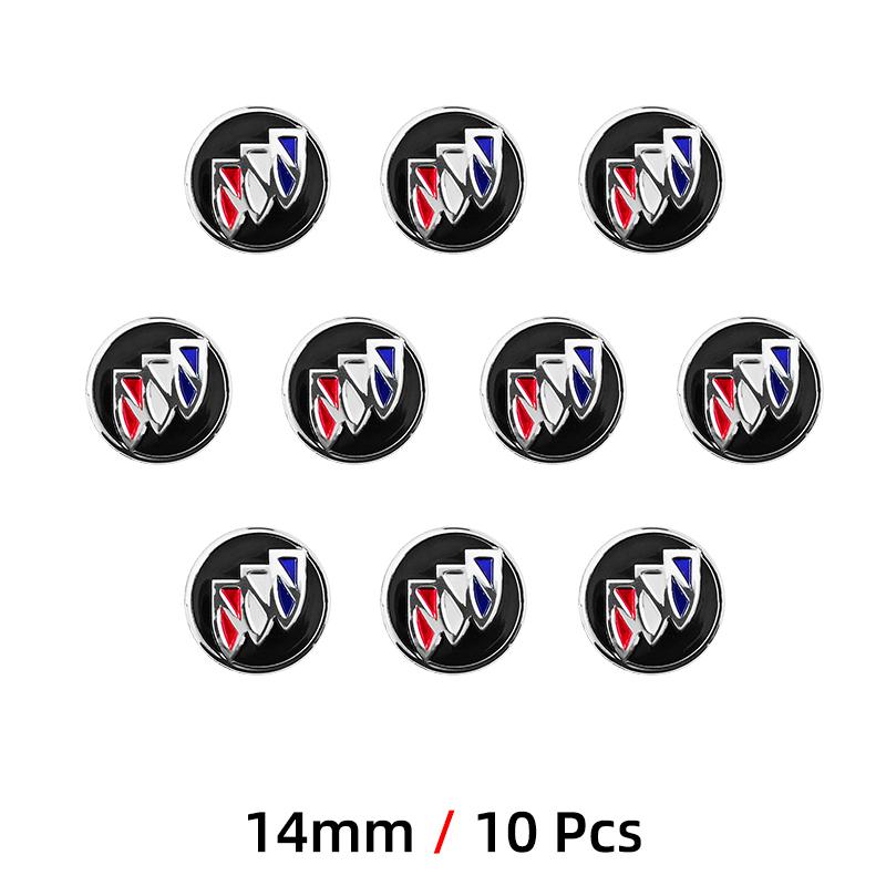 13mm/14mm/17mm Car Key Emblem Stickers Auto Door Keyhole Logo Decal For Buick Excelle XT Envision Verano Regal LaCrosse Envista