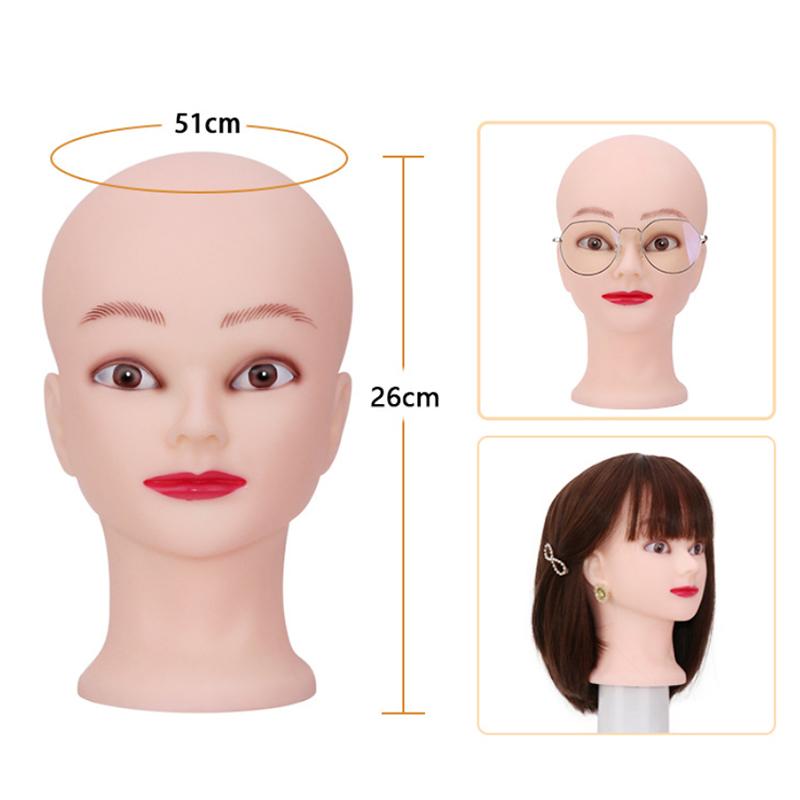 Hair Training Head Female Male Headdoll Mannequin Head Training Head For Wig Making Hairdresser Hairstylist Practice