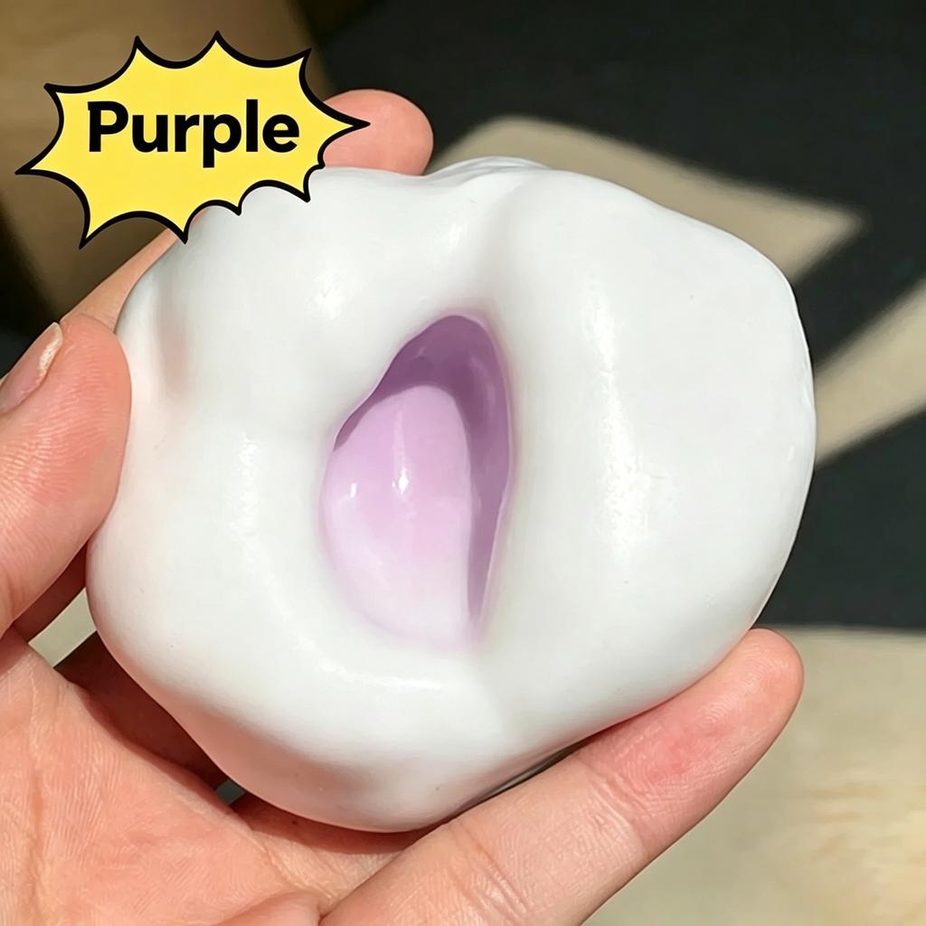 ASMR Vacuum Squishy Squeeze Ball Cute Noisy Sensory Fidget Toy Anti-stress Relax Desktop Stress Relief Toy