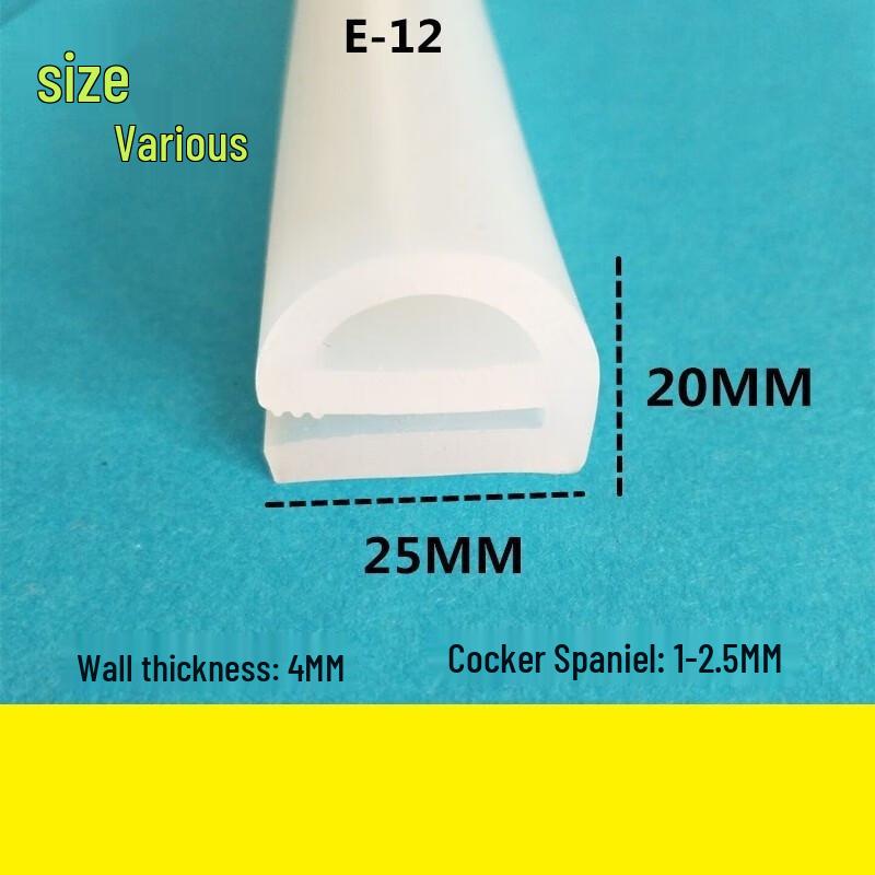Hengdunda High-Temperature Silicone E-Type Sealing Strip