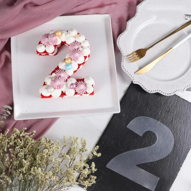 6/8/10palcová sada forem na dort Zdobící nástroje Forma na dort Confeitaria Výrobník DIY Narozeninový dort Pečicí příslušenství a nástroje