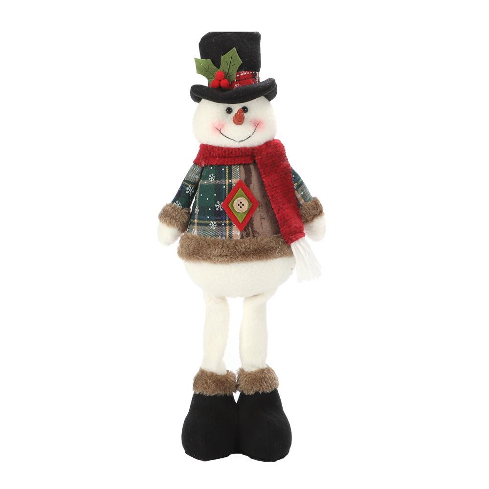 Christmas Figurines: Santa, Snowman & Reindeer Window Decorations