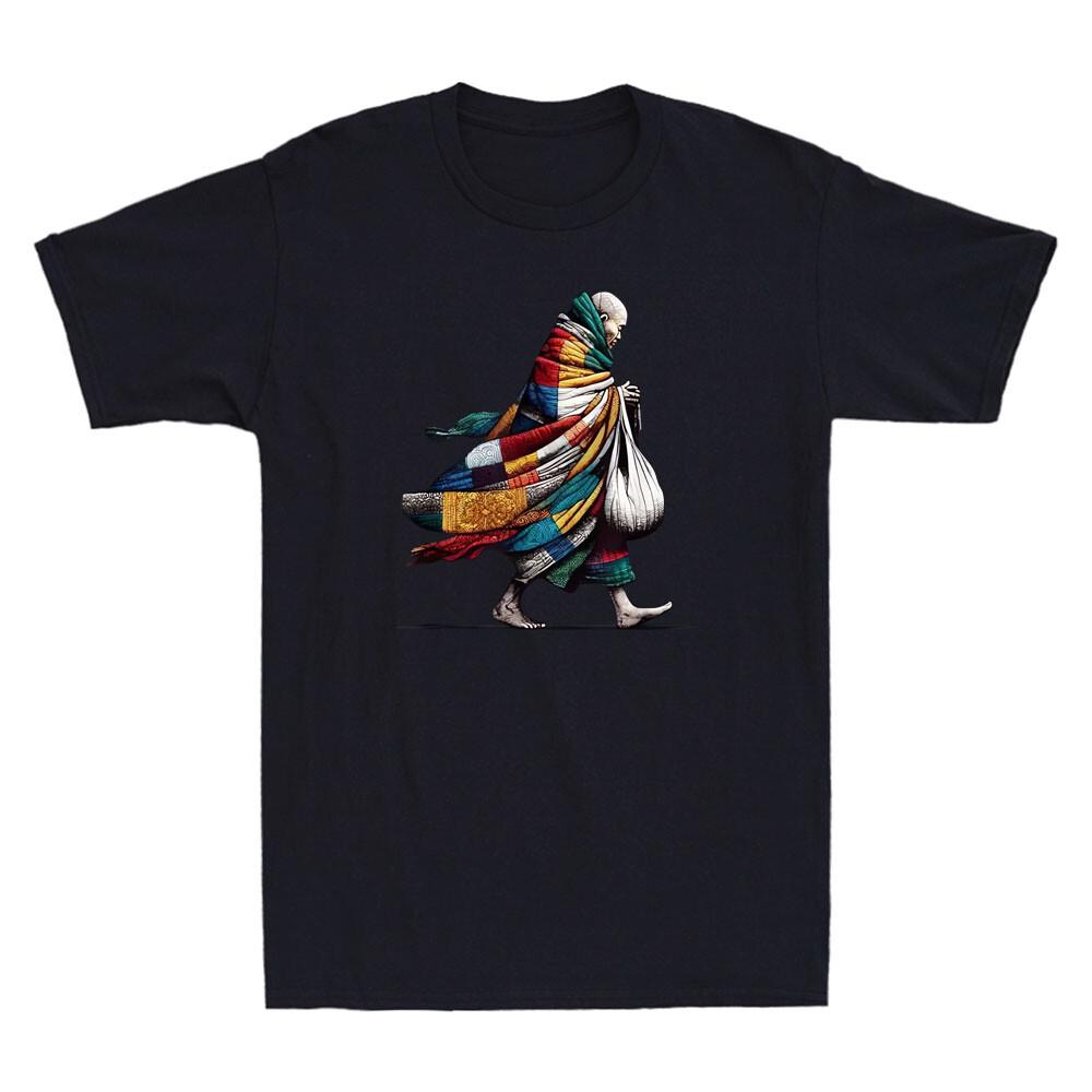 Vietnamese Thich Buddha Lover Funny Thich Minh Tue Walking Graphic Men s T-Shirt Unisex T-Shirt M