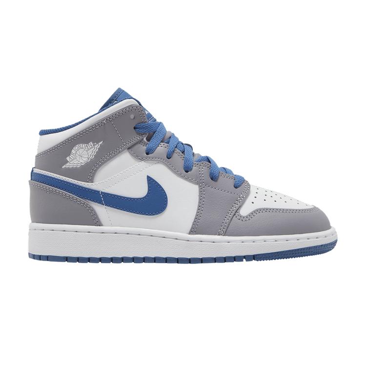 Jordan 1 Mid True Blue Cement (GS) 36