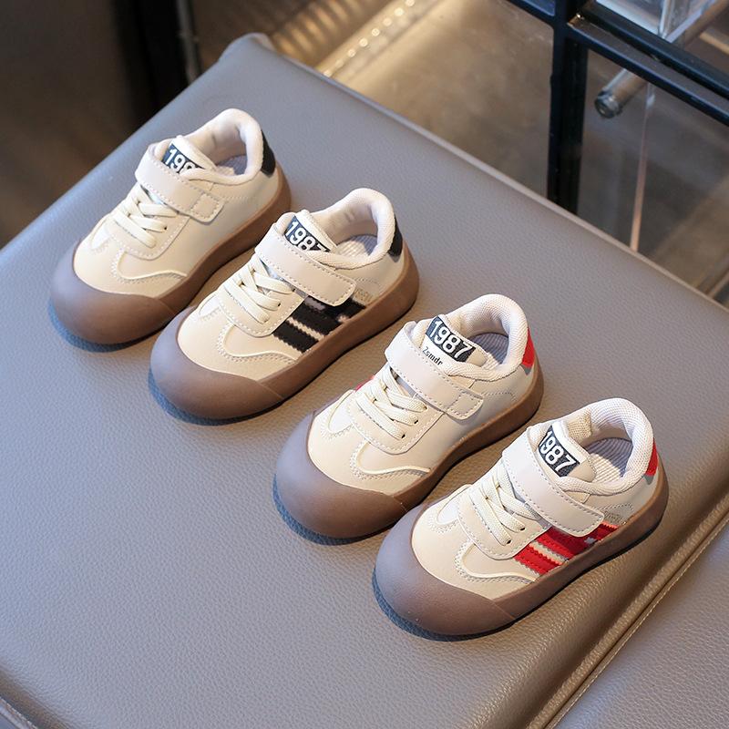 Boys and Girls Breathable Toddler Spring and Autumn New Infant Functional Shoes Boys and Girls Board Shoes Soft Sole Children's Shoes