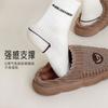Extra large size cotton slippers men's autumn and winter new indoor home 46 thick bottom 47 non-slip warm cotton drag men