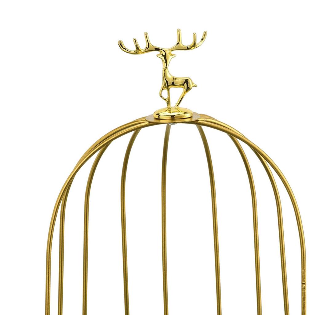 Bird Cage Snack Cake Stand Cupcake Cosmetic Rack Storage Shelf Fruit for Kitchen